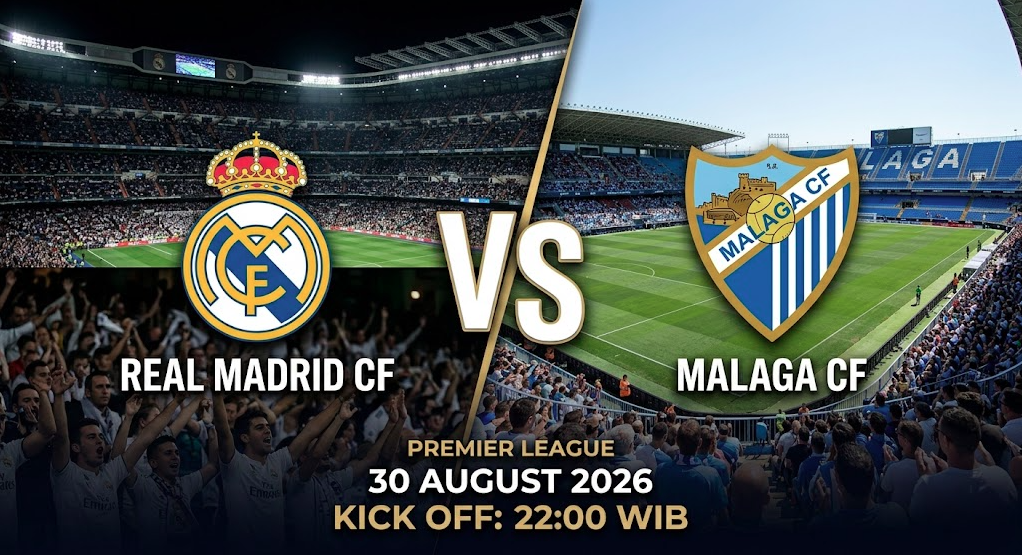 Prediksi Real Madrid vs Malaga 30 Agustus 2026