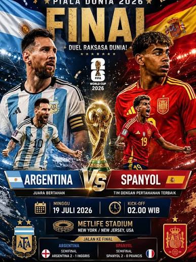 Final Piala Dunia 2026: Messi vs Yamal, Pertarungan Dua Generasi di Panggung Terbesar Dunia