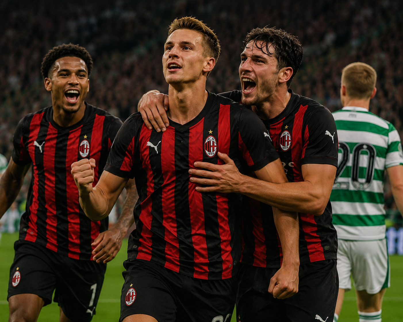 AC Milan Bangkit dari Ketertinggalan, Tahan Imbang Celtic 2-2 dalam Laga Persahabatan