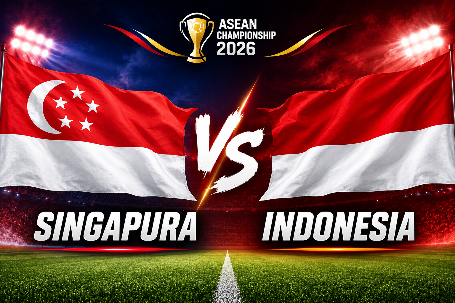 Singapura vs Indonesia : Garuda Bidik Kemenangan Penting di Laga Penentuan
