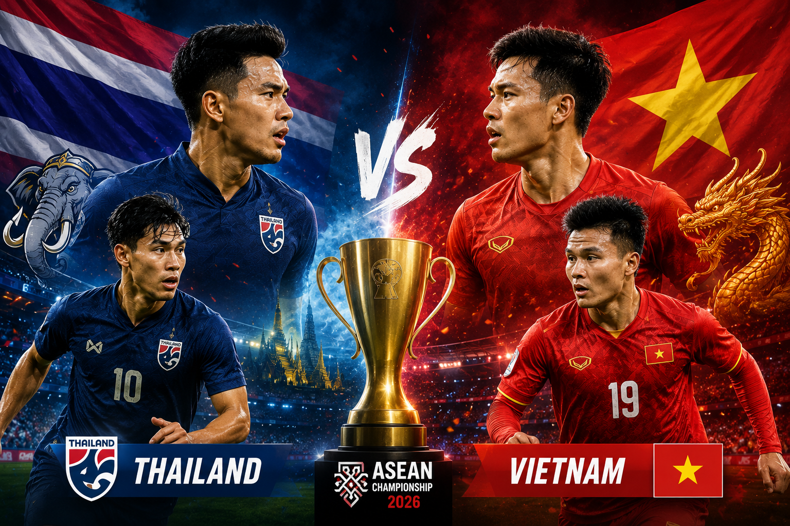 Thailand vs Vietnam di Final ASEAN Cup 2026: Duel Sengit Dua Raksasa Asia Tenggara